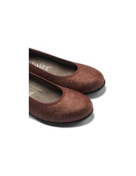 JucaZapatos - Pitillos 11633 - BURDEOS - Salón fantasía con ribete elástico Burdeos