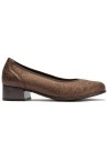 JucaZapatos - Pitillos 11633 - MARRON - Salón fantasía con ribete elástico Marrón