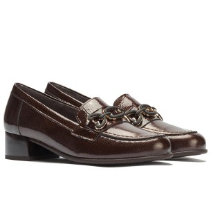JucaZapatos - Pitillos 11634 - BURDEOS - Mocasín en charol coco Burdeos 2