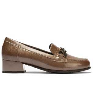 JucaZapatos - Pitillos 11635 - CUERO - Mocasín en charol con adorno Cuero