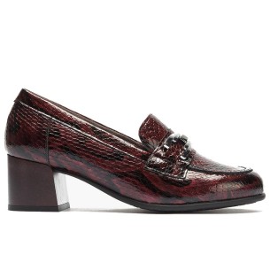 JucaZapatos - Pitillos 11080 - GLACIAL - Zapato mocasín Boogie bajo en napa suave y perforada, detale hebilla Glacial