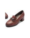 JucaZapatos - Pitillos 11645 - BURDEOS - Mocasín serpiente charol con adorno Burdeos