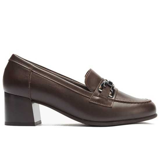 JucaZapatos - Pitillos 11645 - MARRON - Mocasín serpiente charol con adorno Marrón