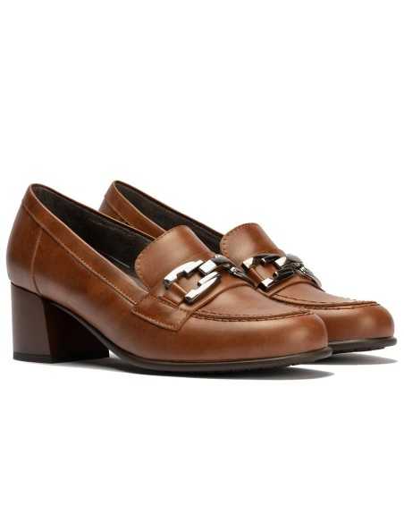 JucaZapatos - Pitillos 11645 - CUERO - Mocasín serpiente charol con adorno Cuero