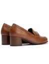 JucaZapatos - Pitillos 11645 - CUERO - Mocasín serpiente charol con adorno Cuero