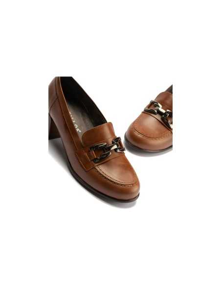 JucaZapatos - Pitillos 11645 - CUERO - Mocasín serpiente charol con adorno Cuero