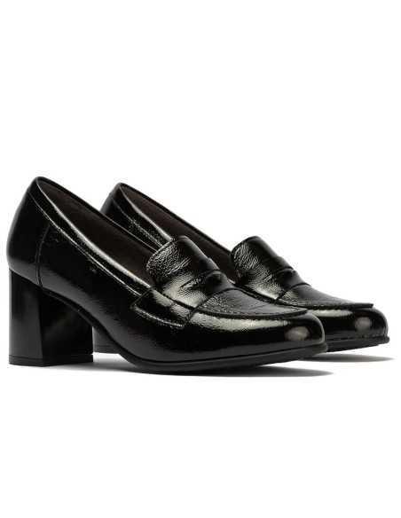 JucaZapatos - Pitillos 11650 - NEGRO - Mocasín antifaz en charol Negro