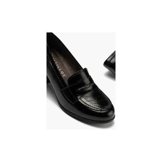 JucaZapatos - Pitillos 11650 - NEGRO - Mocasín antifaz en charol Negro