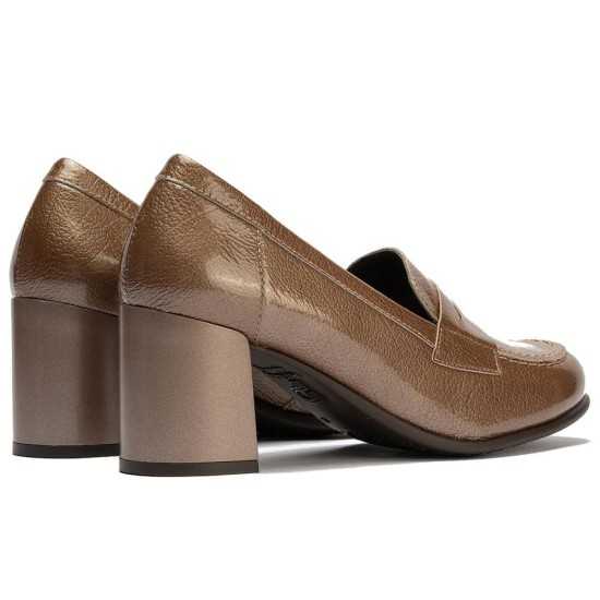 JucaZapatos - Pitillos 11650 - TOPO - Mocasín antifaz en charol Topo