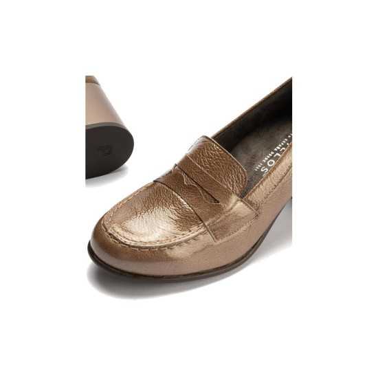 JucaZapatos - Pitillos 11650 - TOPO - Mocasín antifaz en charol Topo