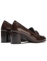 JucaZapatos - Pitillos 11652 - MARRON - Mocasin charol con adorno Marrón