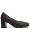 JucaZapatos - Pitillos 11655 - MARRON - Salon con Piel Fantasia Marrón