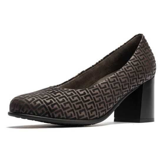 JucaZapatos - Pitillos 11655 - MARRON - Salon con Piel Fantasia Marrón