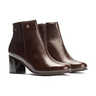 JucaZapatos - Pitillos 20530 - NEGRO - Abotinado en Ante con Adorno Negro 2