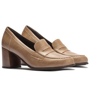 JucaZapatos - Pitillos 30104 - PIEDRA - Mocasín en Napa de mujer color piedra 2