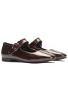 JucaZapatos - Pitillos 11664 - MARRON - Mercedes en charol con velcro Marrón