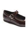 JucaZapatos - Pitillos 11664 - MARRON - Mercedes en charol con velcro Marrón