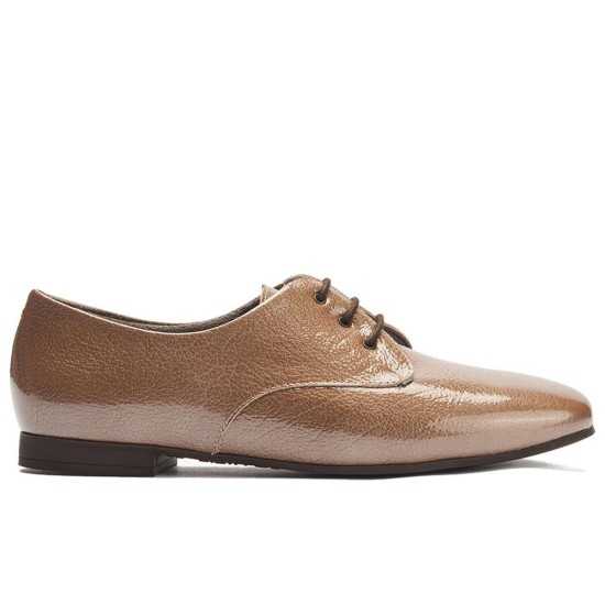 JucaZapatos - Pitillos 11665 - TOPO - Blucher en Charol Topo