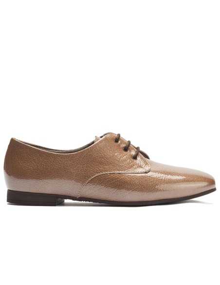 JucaZapatos - Pitillos 11665 - TOPO - Blucher en Charol Topo