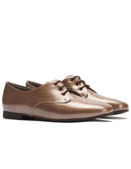 JucaZapatos - Pitillos 11665 - TOPO - Blucher en Charol Topo