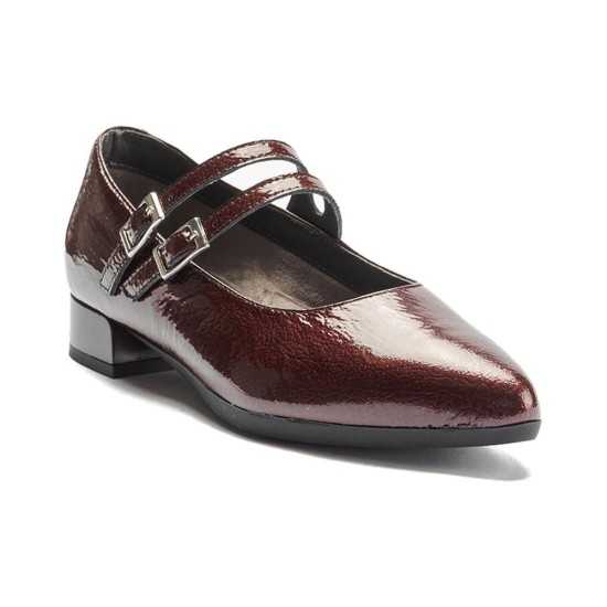 JucaZapatos - Pitillos 11671 - BURDEOS - Mercedes en charol con dos correas Burdeos