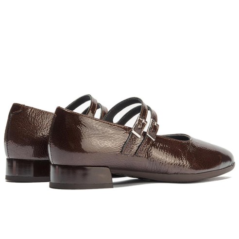 JucaZapatos - Pitillos 11671 - MARRON - Mercedes en charol con dos correas Marrón