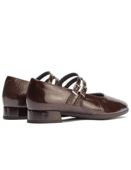 JucaZapatos - Pitillos 11671 - MARRON - Mercedes en charol con dos correas Marrón