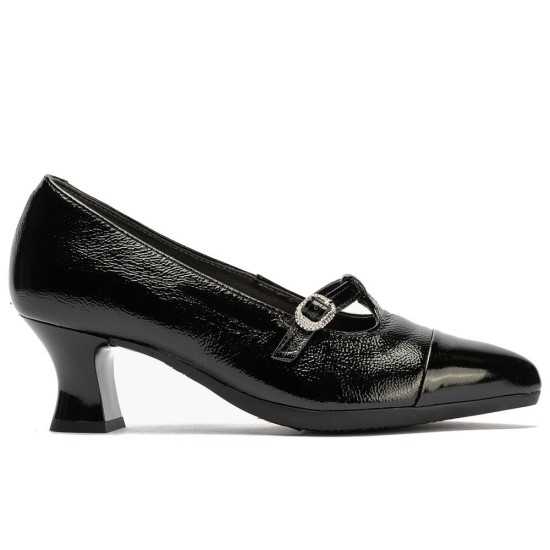 JucaZapatos - Pitillos 11685 - NEGRO - Gilda baja en charol Negro