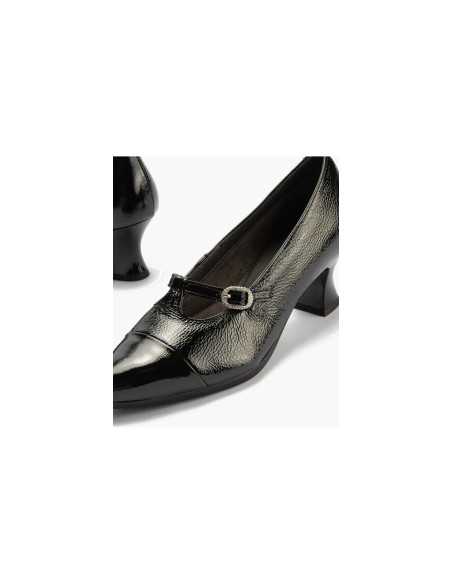 JucaZapatos - Pitillos 11685 - NEGRO - Gilda baja en charol Negro