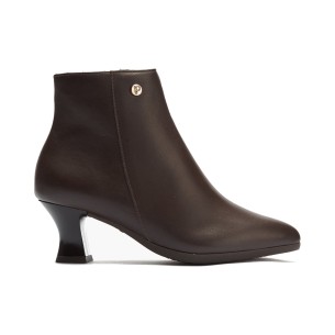 JucaZapatos - Pitillos 30506 - MARRON - Botín en napa con pelo Marrón
