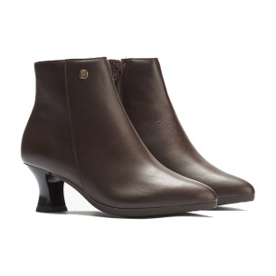 JucaZapatos - Pitillos 30506 - MARRON - Botín en napa con pelo Marrón 2