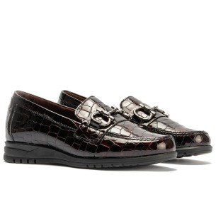 JucaZapatos - Pitillos 10837 - MARINO - Mocasín en Napa con adorno de mujer color marino 2