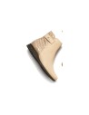 JucaZapatos - Pitillos 20204 - PIEDRA - Botín Combinado en napa con coco charol de mujer color piedra