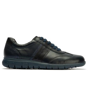 JucaZapatos - Pitillos 10910 - CUERO - Deportivo de Cremallera Combinado con Laminado de mujer color cuero