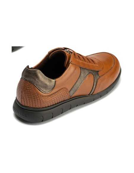 JucaZapatos - Pitillos 20211 - CUERO - Deportivo de Elásticos de mujer color cuero
