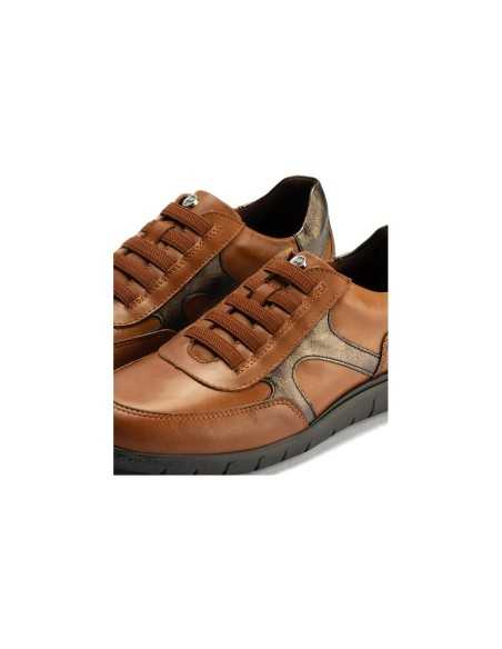 JucaZapatos - Pitillos 20211 - CUERO - Deportivo de Elásticos de mujer color cuero