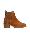JucaZapatos - Pitillos 20227 - CUERO - Botín Chelsey en Serraje de mujer color cuero