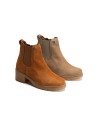 JucaZapatos - Pitillos 20227 - CUERO - Botín Chelsey en Serraje de mujer color cuero