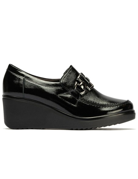JucaZapatos - Pitillos 20232 - NEGRO - Abotinado en Charol de mujer color negro