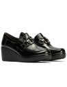 JucaZapatos - Pitillos 20232 - NEGRO - Abotinado en Charol de mujer color negro