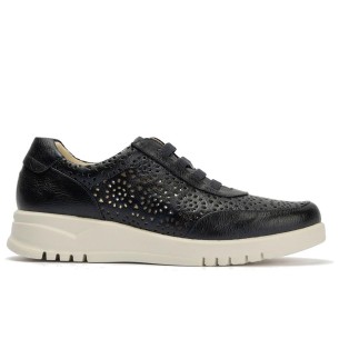 JucaZapatos - Pitillos 11091 - ORO - Zapato blucher plataforma con cordones en napa sintética Oro
