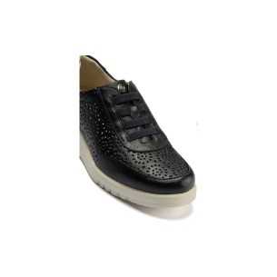JucaZapatos - Pitillos 11091 - ORO - Zapato blucher plataforma con cordones en napa sintética Oro 2