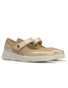 JucaZapatos - Pitillos 20302 - ORO - Zapato mercedes con velcro Oro