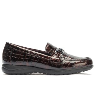 JucaZapatos - Pitillos 108 - CUERO - Mocasín Mujer Cuña Baja Marrón Claro