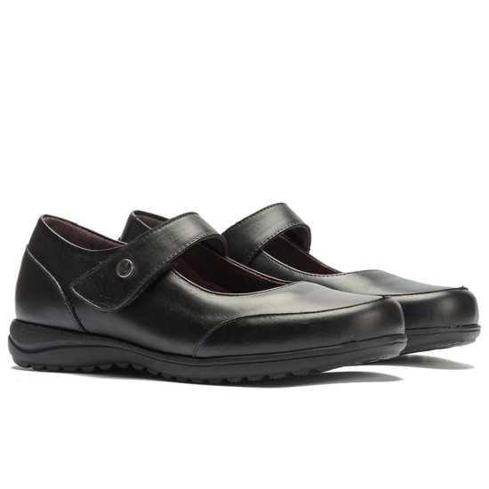 JucaZapatos - Pitillos 20512 - NEGRO - Mercedes en napa con velcro Negro