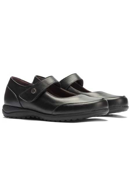 JucaZapatos - Pitillos 20512 - NEGRO - Mercedes en napa con velcro Negro