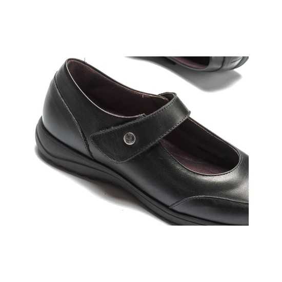 JucaZapatos - Pitillos 20512 - NEGRO - Mercedes en napa con velcro Negro