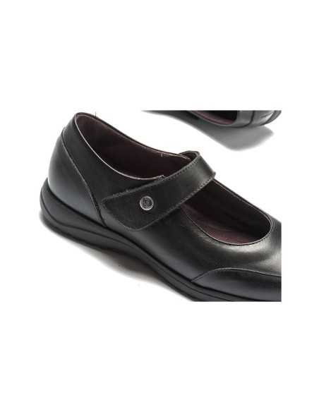 JucaZapatos - Pitillos 20512 - NEGRO - Mercedes en napa con velcro Negro