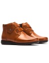 JucaZapatos - Pitillos 20513 - CUERO - Botín safari en napa con velcro y cremallera Cuero