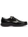 JucaZapatos - Pitillos 20514 - NEGRO - Deportivo en charol coco con cordones elásticos Negro